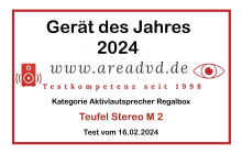 areadvd - STEREO M 2 - Gerät des Jahres 2024
