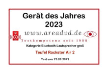 Testbericht - areadvd.de - ROCKSTER AIR 2 - Gerät des Jahres 2023
