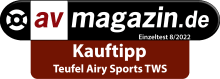 Testbericht - av-magazin.de - AIRY SPORTS TWS - Kauftipp