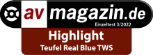 Testbericht - av-magazin.de - REAL BLUE TWS - Highlight