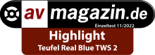 Testbericht - av-magazin.de - REAL BLUE TWS 2 - Highlight