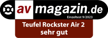 Testbericht - av-magazin.de - ROCKSTER AIR 2 - Ergebnis Sehr Gut