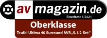 Testbericht - av-magazin.de - Ultima 40 Surround AVR 5.1.2-Set - Oberklasse