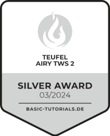 Testbericht - basic-tutorials.de - AIRY TWS 2 - Silver Award 03/2024