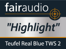 Testbericht - fairaudio.de - REAL BLUE TWS 2 - Highlight