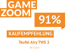 Testbericht - gamezoom.net - AIRY TWS 2 - 91% Kaufempfehlung