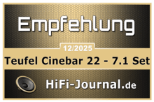 Testbericht - hifi-journal.de - CINEBAR 22 für Dolby Atmos 7.1-Set