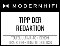 Testbericht - modernhifi.de - ULTIMA 40 + DENON DRA-800H + DUAL DT 500