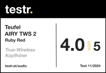 Testbericht - testr.at - AIRY TWS 2 - 4.0 von 5