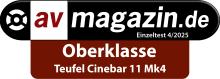 Testbericht - av-magazin.de - CINEBAR 11 Mk4 Oberklasse
