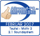 Motiv 2 Allround PC Award Februar 2007