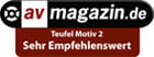 Testbericht - AV Magazin - Motiv 2 sehr empfehlenswert