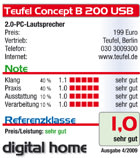Digital Home Concept B 200 04/2009