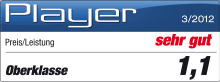 Testbericht - Player - LT 2 R HD - sehr gut 1,1 03/2012