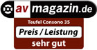 Testbericht - AV Magazin - Consono 35 Preis/Leistung