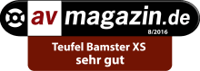 Testbericht - AV Magazin - BAMSTER XS - sehr gut 08/2016