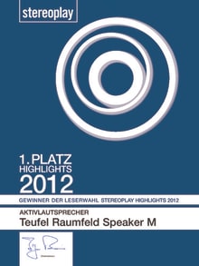 Ausgezeichnet stereoplay Streaming WiFi Raumfeld Stereo-Lautsprecher Speaker M 1.Platz Highlight