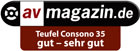 Testbericht - AV Magazin - Consono 35 sehr gut