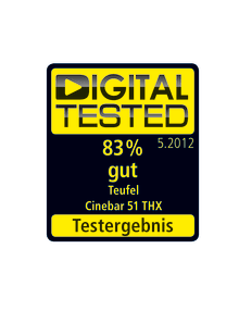 Testbericht - Digital Tested - Cinebar 51 THX - gut