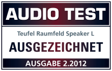 Testbericht - Audio Test - Testsiegel Raumfeld Speaker L
