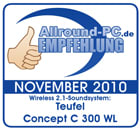 Testbericht - Allround-PC - Concept C 300 Wireless
