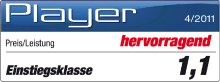 Testbericht - Player - Concept B 20 hervorragend 1,1 04/2011
