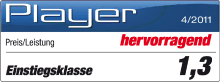 Testbericht - Player - Consono 35 hervorragend 1,3 04/2011