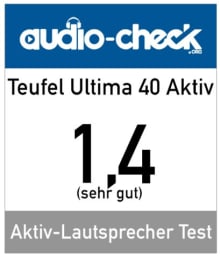 Testbericht - audio-check - Ultima 40 Aktiv - 1,4 sehr gut