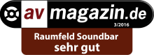 Testbericht - AV Magazin - Raumfeld Soundbar sehr gut 03/2016