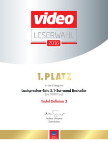 Auszeichung video - Definion 3 Leserwahl 2016