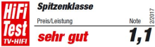 Testbericht - HiFi Test - Cinesystem Trios 1,1 sehr gut