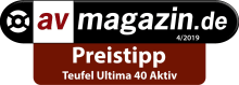 Testbericht av-magazin.de Ultima 40 Aktiv (2019) Pr.-Tipp
