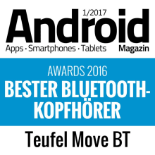 Testbericht - Android Magazin - MOVE BT Kopfhörer des Jahres 2016