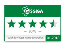Testbericht - giga.de - BOOMSTER - 90% 01/2018