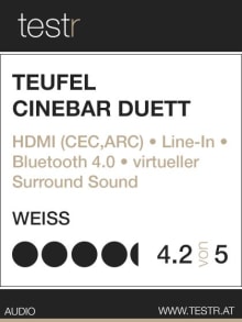 Ausgezeichnet Soundbar Cinebar Duett