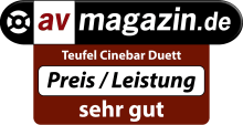 Ausgezeichnet Soundbar Cinebar Duett sehr gut