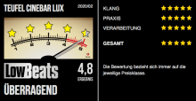 Testbericht lowbeats.de Cinebar Lux
