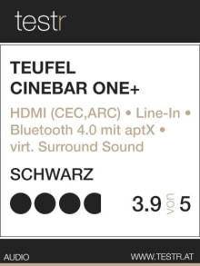 Testbericht - testr.at - Cinebar One+ - 3,9