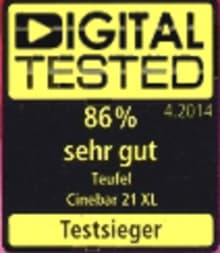 Testbericht - Digital Tested - Cinebar 21 XL - Test sehr gut