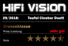 Testbericht - HiFi Vision - Cinebar Duett