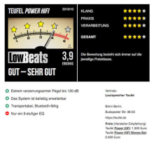 Testbericht - LowBeats - Power Hifi 3,9 Gut / Sehr gut 2019/10