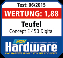 Testbericht - PC Games Hardware - Concept E 450 Digital 1,88 06/15