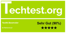 Testbericht - techtest.org - BOOMSTER - 90% sehr gut 01/2017