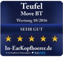 Testbericht - inearkopfhörer-tests.de - Move BT sehr gut