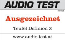Testbericht - Audio Test - Definion 3 Ausgezeichnet03/2015