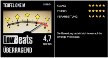 Testbericht - lowbeats.de - Teufel One M - 4,7 Überragend 01/2018