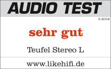 Ausgezeichnet Audio Testbericht Teufel Stereo L