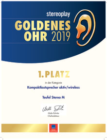 Award - Goldenes Ohr 2019 - Stereoplay - Teufel Stereo M
