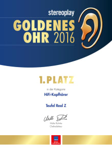 Ausgezeichnet Goldenes Ohr Overear REAL Z stereoplay