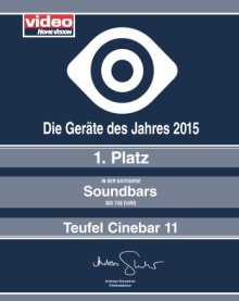 Award - Video - Cinebar 11 Geräte des Jahres 2015 - 1. Platz